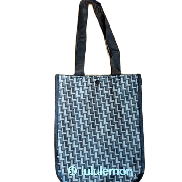 Lululemon shopping tote bag Holiday Design small brown - Picture 2 of 5